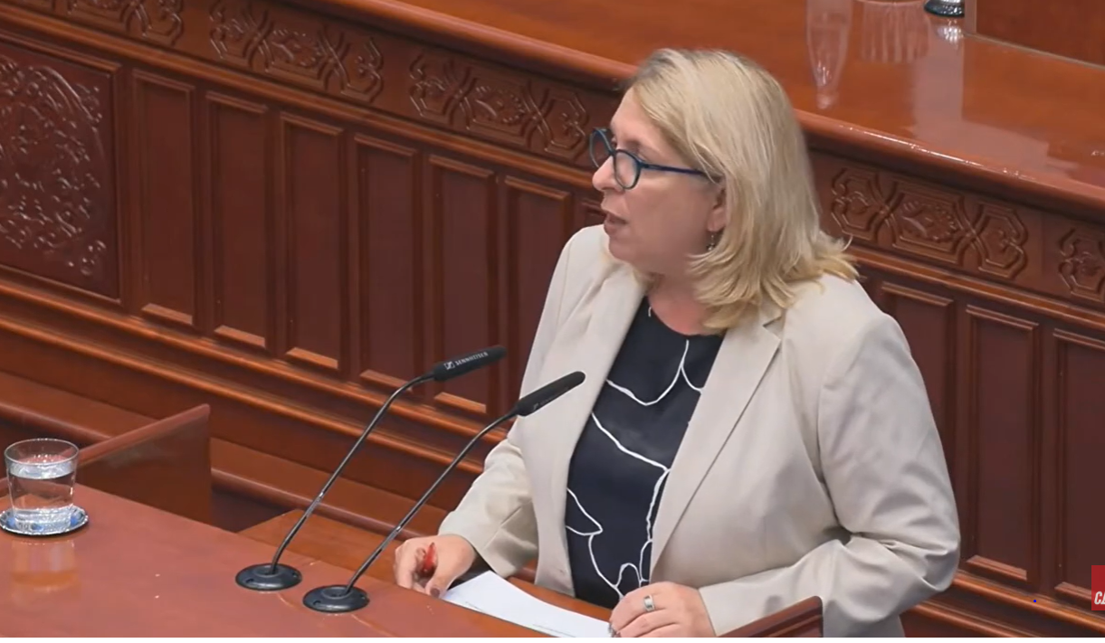 Николова: Интерпелацијата за Трипуновски е гласот на илјадници земјоделци и нивните семејства